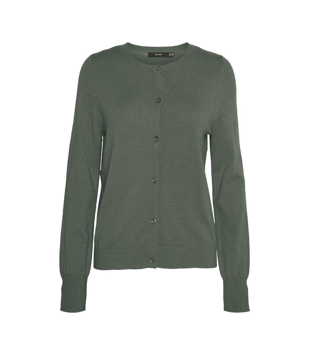 Pull vert femme vero moda breeze-1