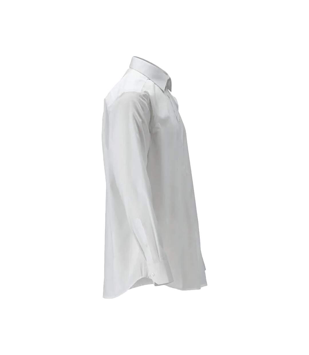 Mens Frontline Poplin Shirt White Mascot-3