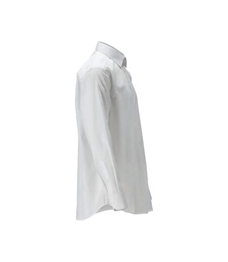 Mens Frontline Poplin Shirt White Mascot