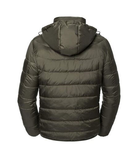 Doudoune Matelassée Nano Homme Olive Foncée Russell