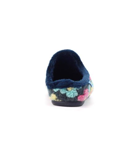 Chaussons Mules Dolly Femme Bleu Lunar