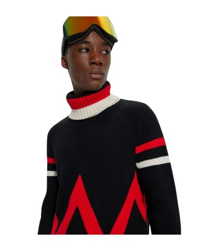 Sweat Ski Motif/style Géométrique Homme Noir Boss