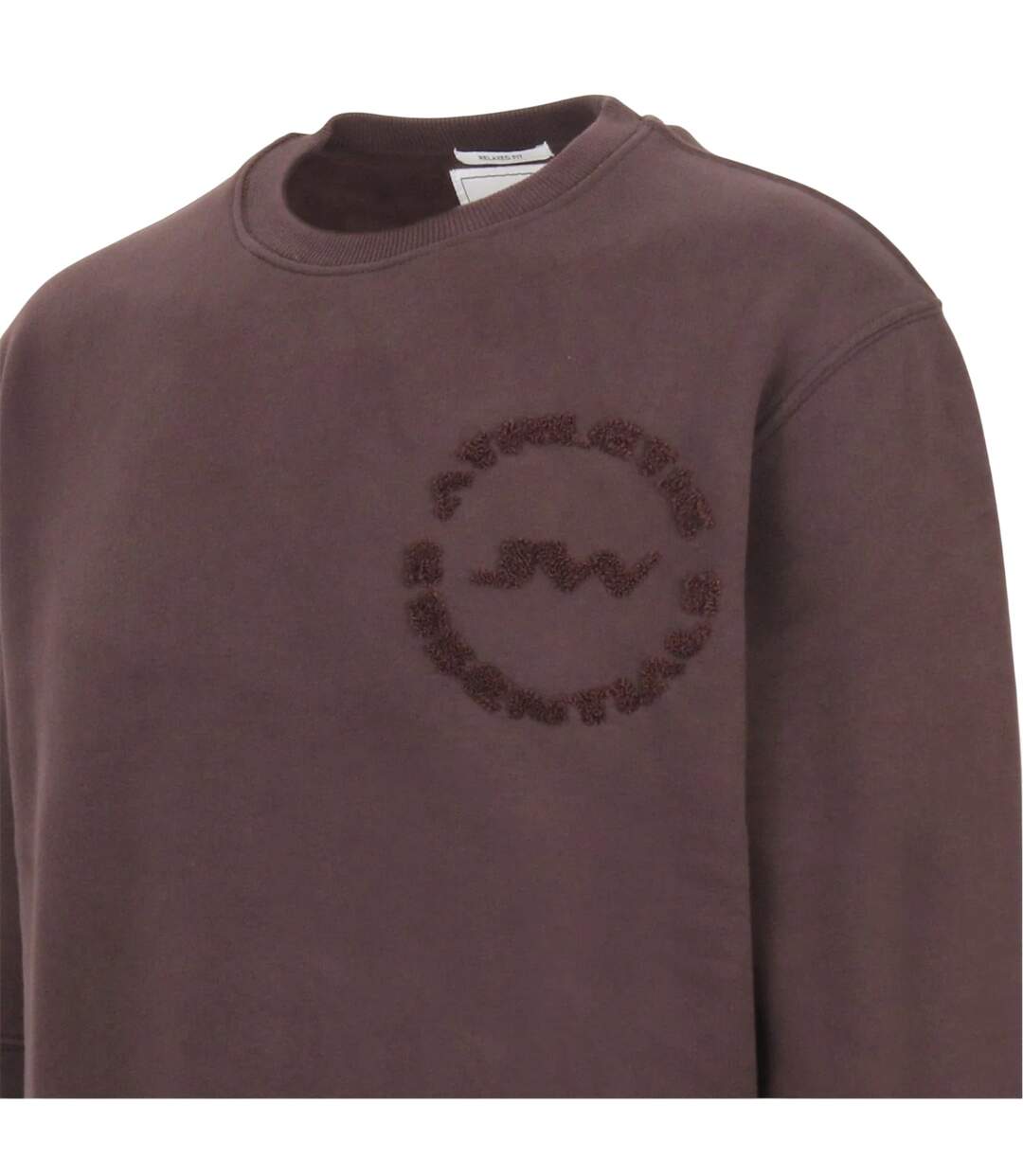 Mens Bouclé Sweatshirt Black Coffee Jack Wills-3