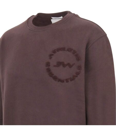 Mens Bouclé Sweatshirt Black Coffee Jack Wills