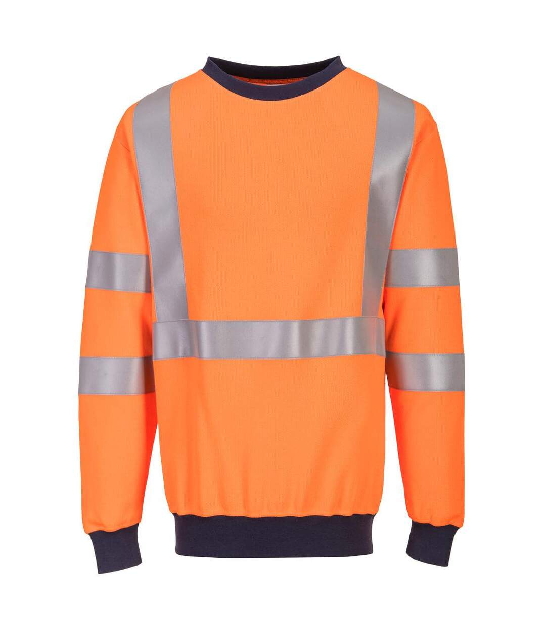 Sweat homme orange Portwest-1