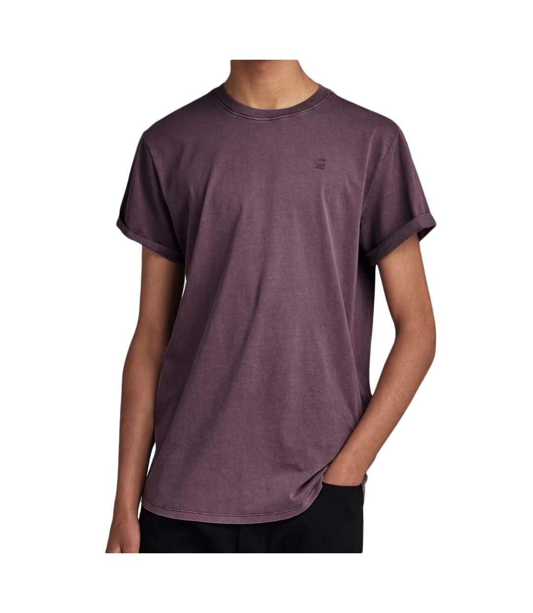 T-shirt Violet Homme G-Star Raw D16396 - M