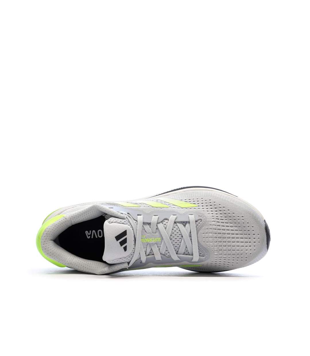 Chaussures de running grises/jaunes homme adidas supernova-4