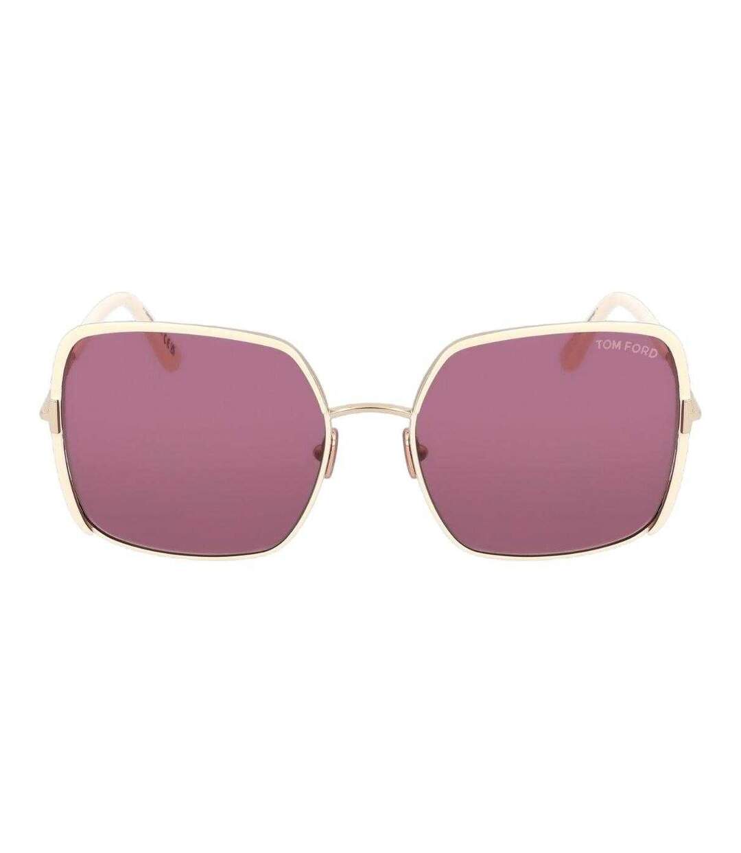 Womens/ladies Raphaela Butterfly Sunglasses One Size Gold Tom Ford-2