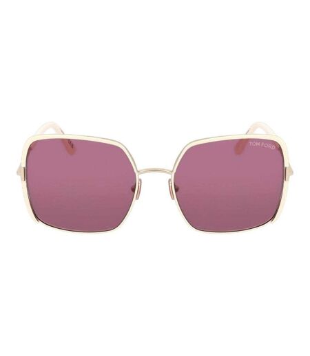 Womens/ladies Raphaela Butterfly Sunglasses One Size Gold Tom Ford