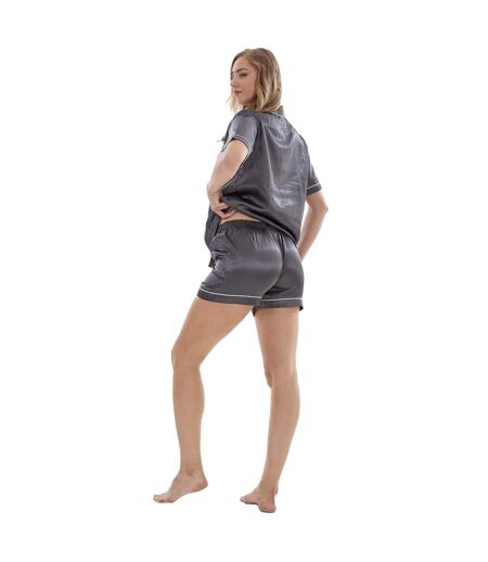 Ensemble De Pyjama Court Manches Courtes Femme Charbon Keanu