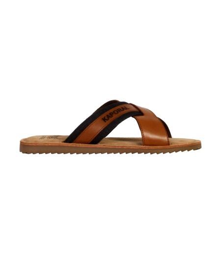 Mules Plates Cuir Kaporal Janel