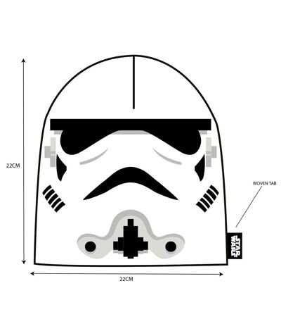 Star Wars Face Trooper Beanie (White)
