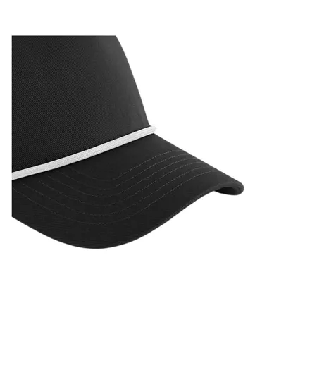 Casquette Trucker Ajustable Motif/style Corde Décorative Noir Blanc Beechfield
