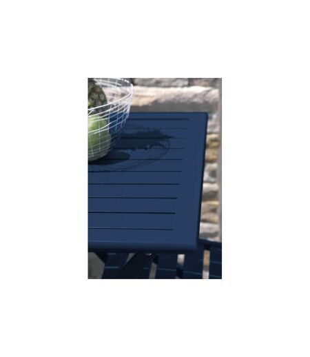 Table de Jardin Pliante Marius 70cm Bleu Marine