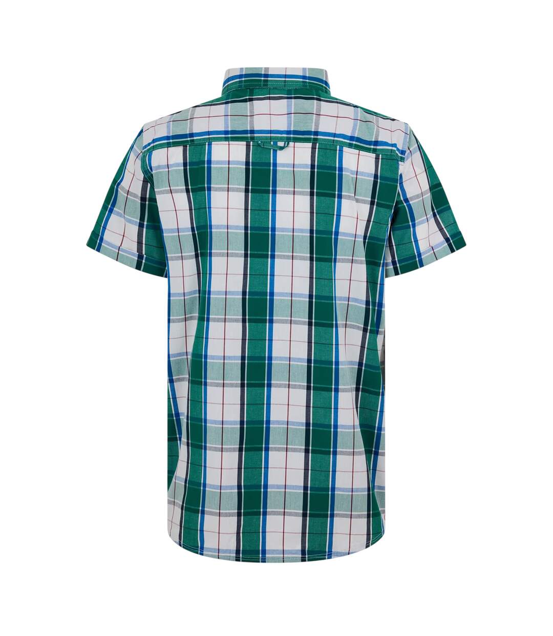 Mens Checked Relaxed Fit Shirt Green Bench-2