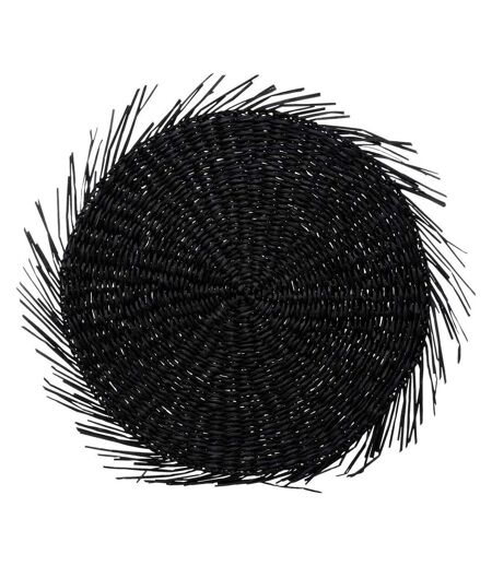 Set de Table en Roseau Cuba 40cm Noir