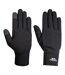 Unisex adults poliner power stretch glove black Trespass-1