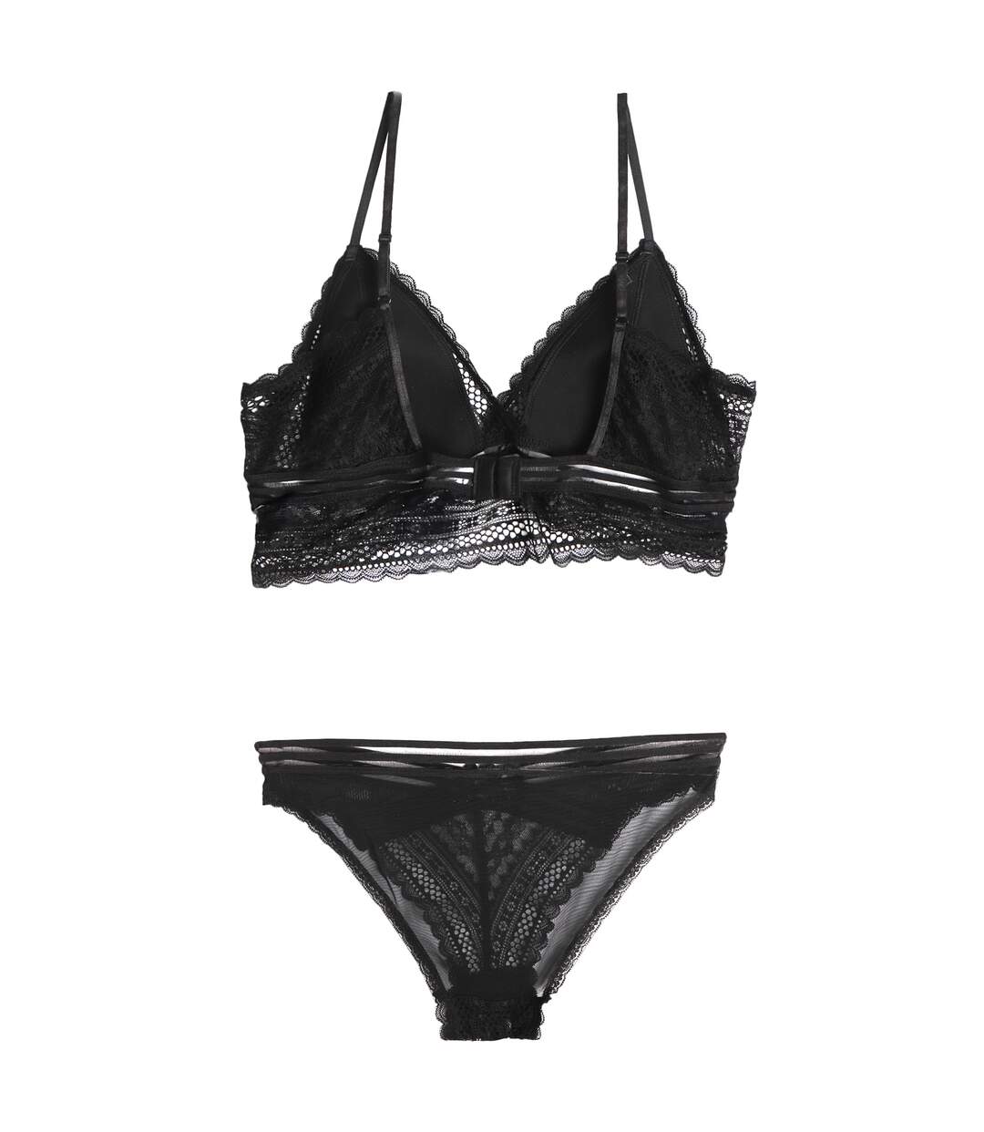 Ensemble soutien-gorge triangle et slip Gift Admas-2