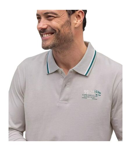 Polos homme gris clair / bleu canard Atlas For Men