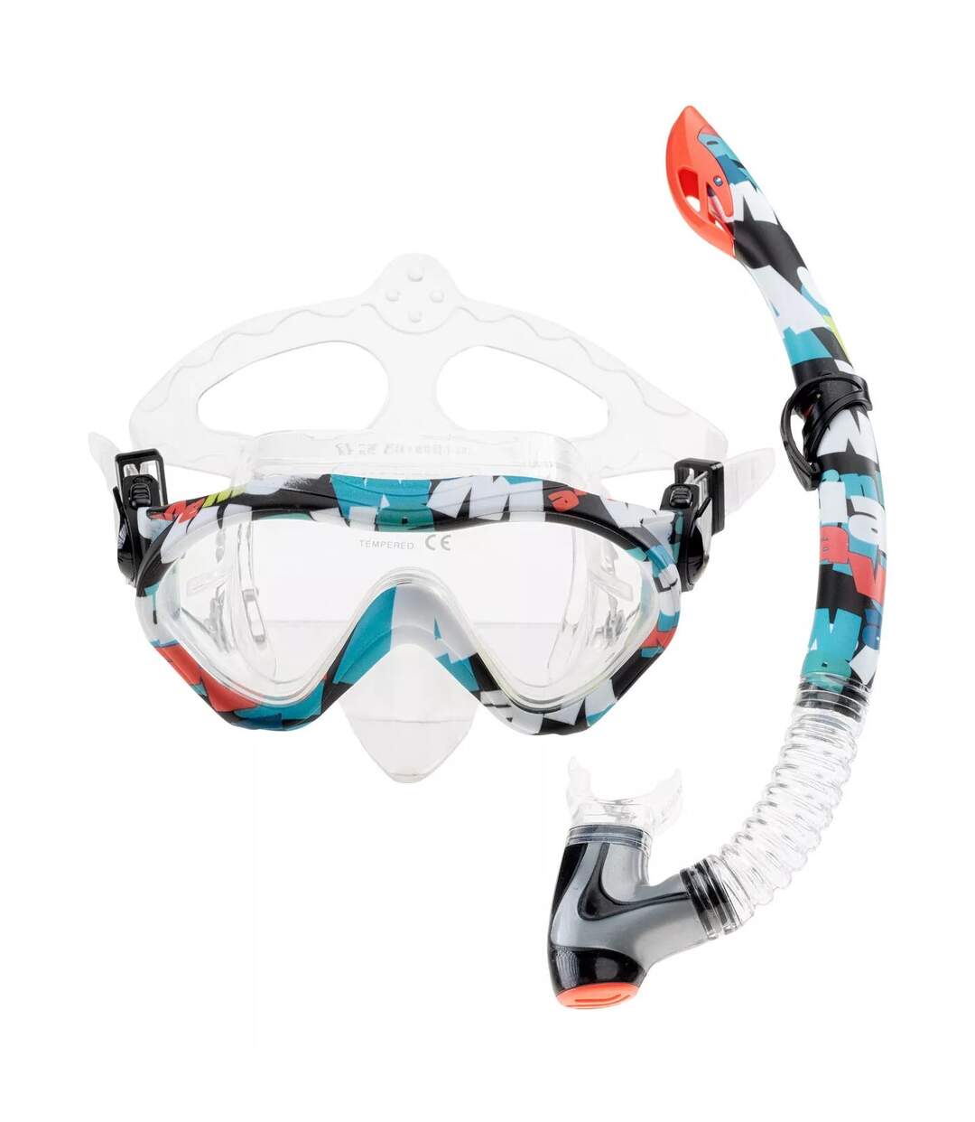 Aquawave - Set de plongée CHLAPPIE - Enfant (Noir) - UTIG153-1