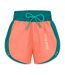Short De Course Motif/style Blocs De Couleurs Femme Saumon Red Run-1