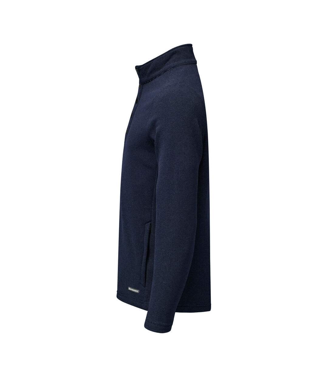 Mens Hunts Point Fleece Top Dark Navy Cutter & Buck-4