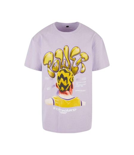 Mens Power Forward 2.0 Oversized T-shirt Lilas Mister Tee