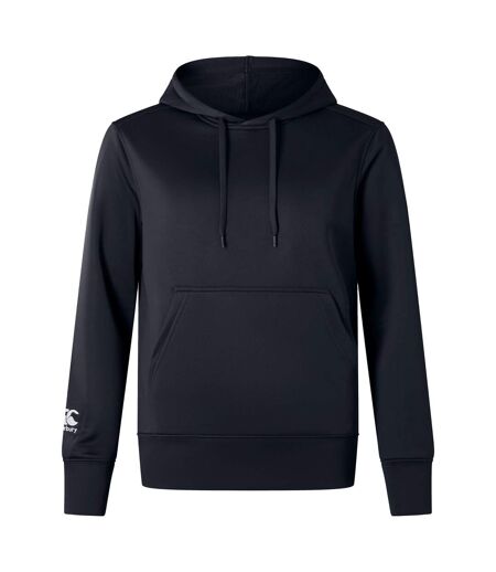 Womens/ladies Club Lightweight Hoodie Black Canterbury