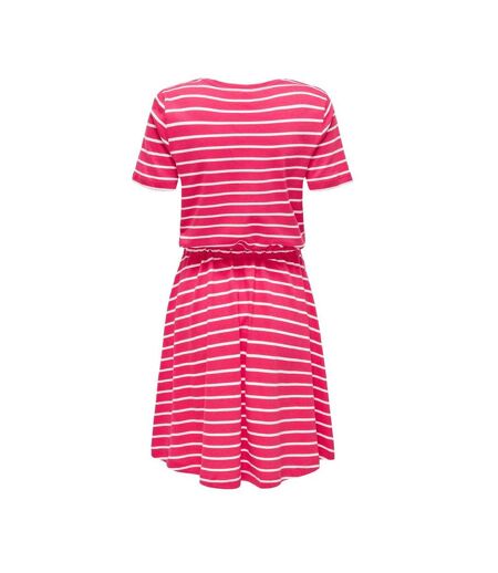 Robe à Rayure Rose Femme ONLY 15320317 - L