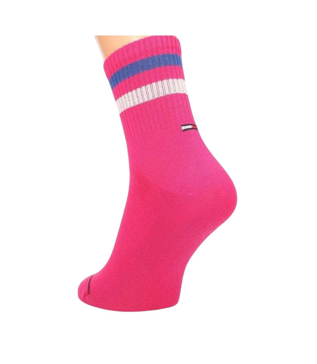 Chaussettes Homme Blanc Rose Tommy Hilfiger-4