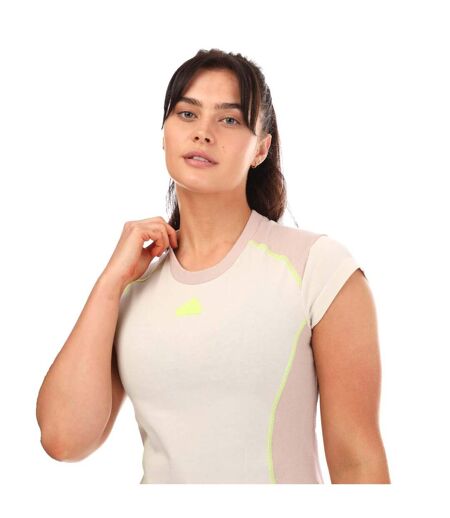 T-shirt lift your mind femme gris Adidas