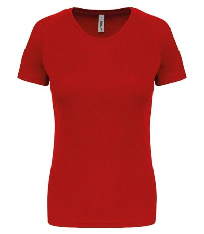 T-shirt sport - Running - Femme - PA439 - rouge