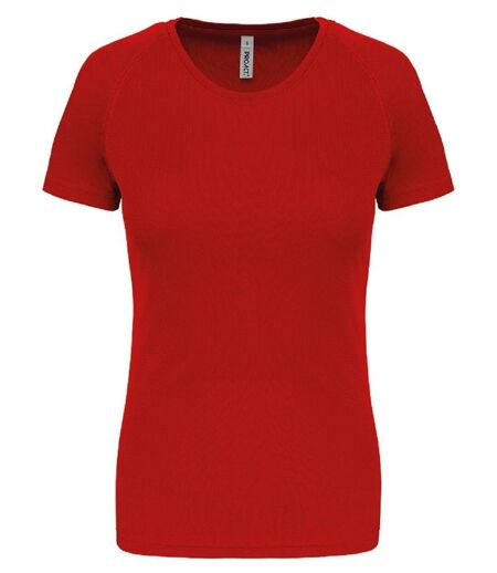 T-shirt sport - Running - Femme - PA439 - rouge