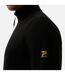 Mens Harlem Quarter Zip Top Black Patrick-4
