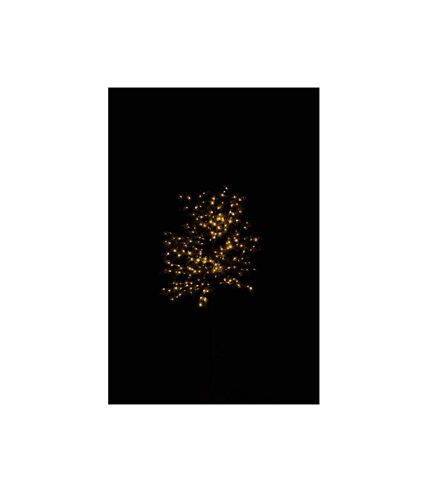 Paris Prix - Arbre Décoratif Led feuilles Paillettes 180cm Noir