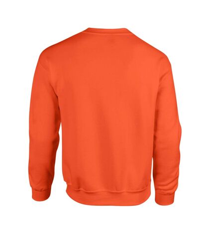 Gildan Mens Heavy Blend Sweatshirt (Orange)
