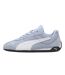 Womens/ladies Replicatch Suede Trainers Blue White Puma-3