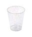 Lot de 20 Verres en Plastique Réutilisable Paillettes 20cl Argent-2