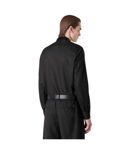 Mens Long-sleeved Shirt Black Emporio Armani EA7