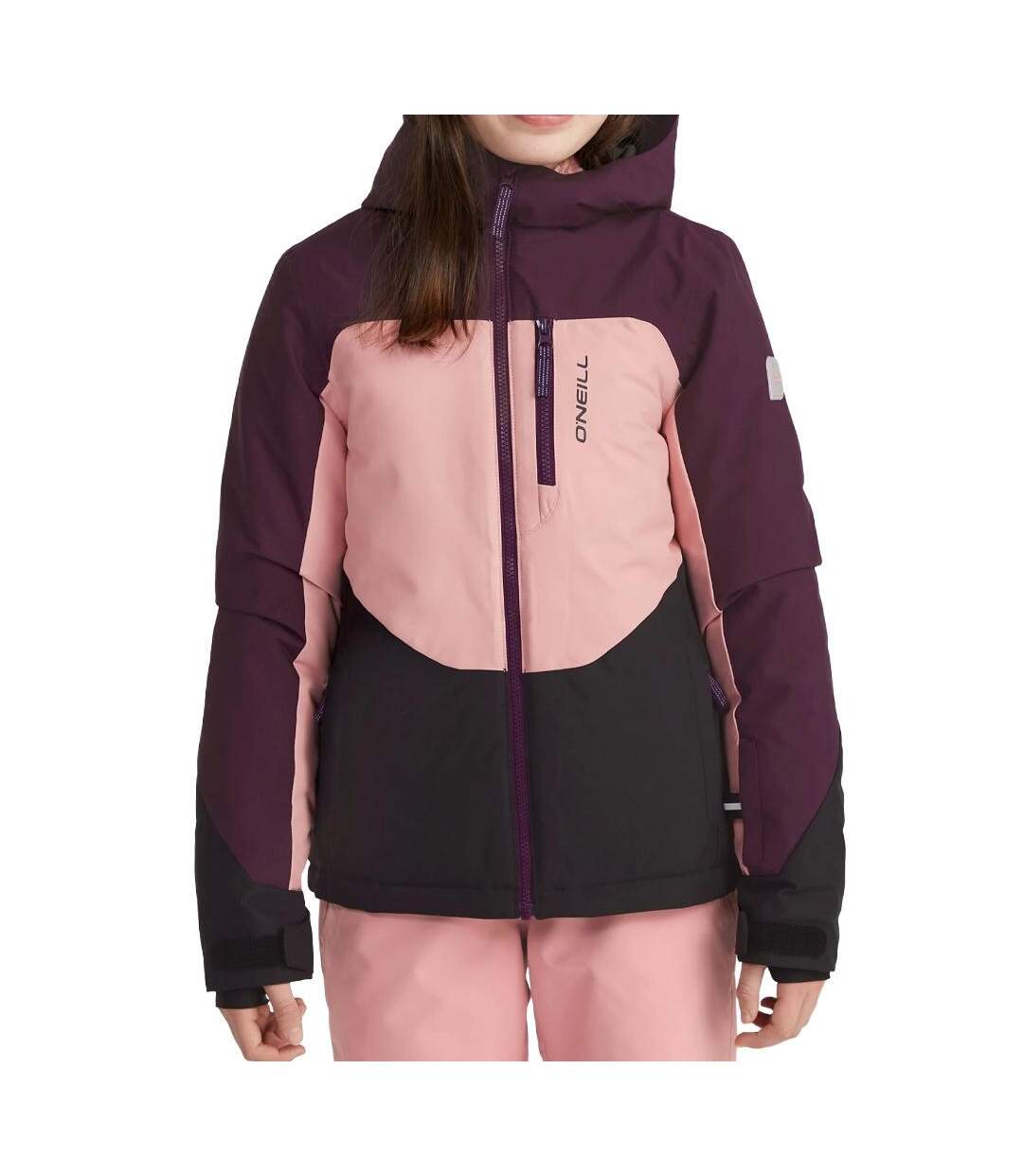 Manteaux bordeaux/rose femme o'neill carbonite-1