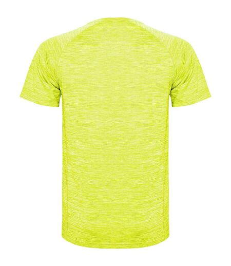 T-shirt Austin Homme Jaune Fluo Chiné Roly Sport