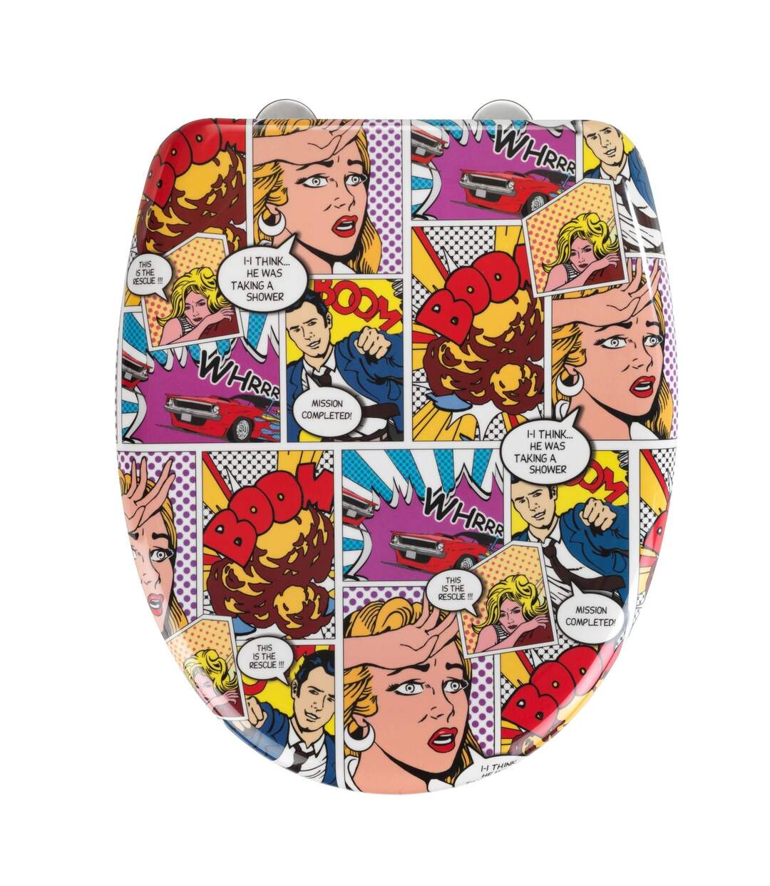 2 x Abattant WC Pop-Art - Multicouleur-2