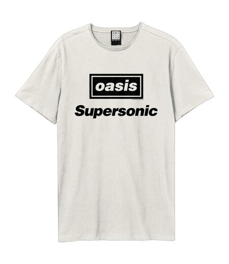 T-shirt supersonic adulte vintage white Amplified Amplified