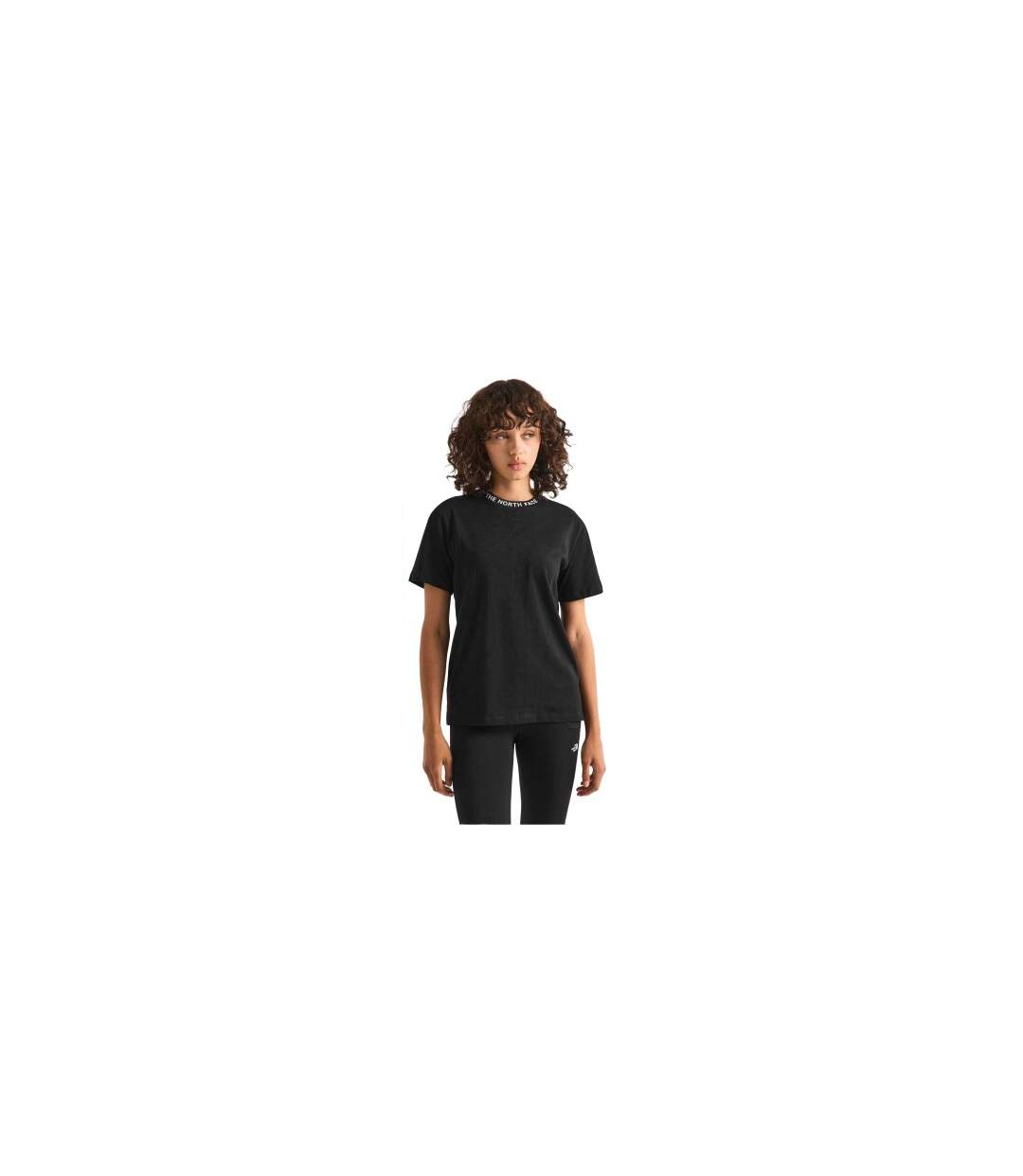 Womens/ladies Oversized Short-sleeved T-shirt Black The North Face-1