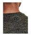 T-shirt Manches Courtes Motif/style Chiné Tech 2.0 Homme Vert Olive Under Armour-4
