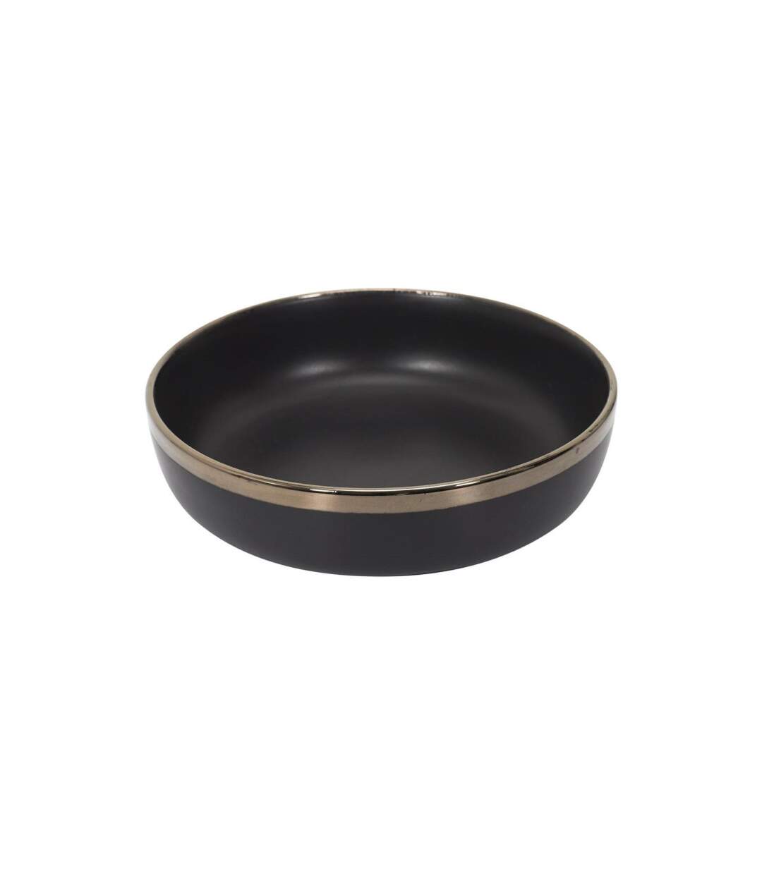 Lot de 6 Assiettes Creuses Moscou 17cm Noir-1