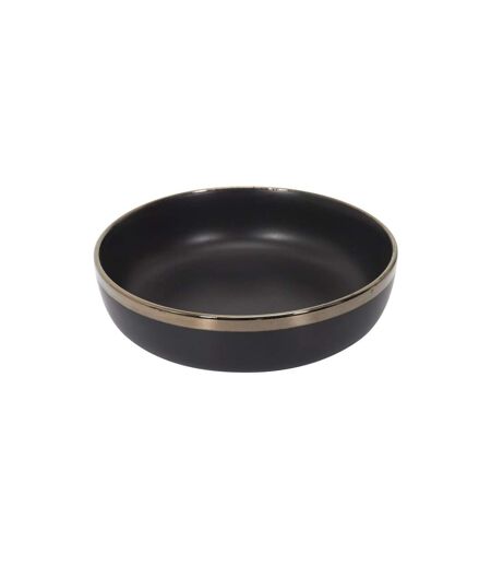 Lot de 6 Assiettes Creuses Moscou 17cm Noir