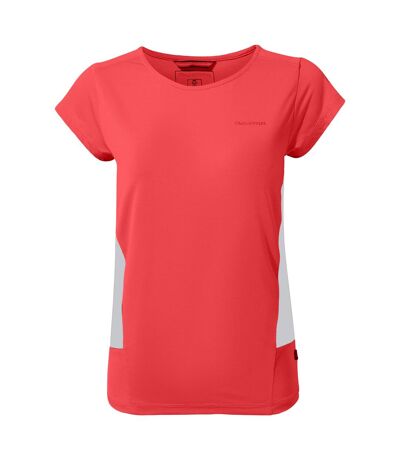 T-shirt manches courtes atmos femme rouge Craghoppers