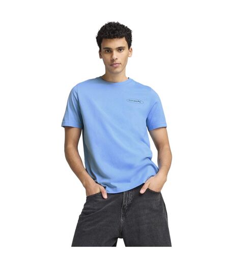 T-shirt Motif/style Cercle Homme Bleu Clair Puma