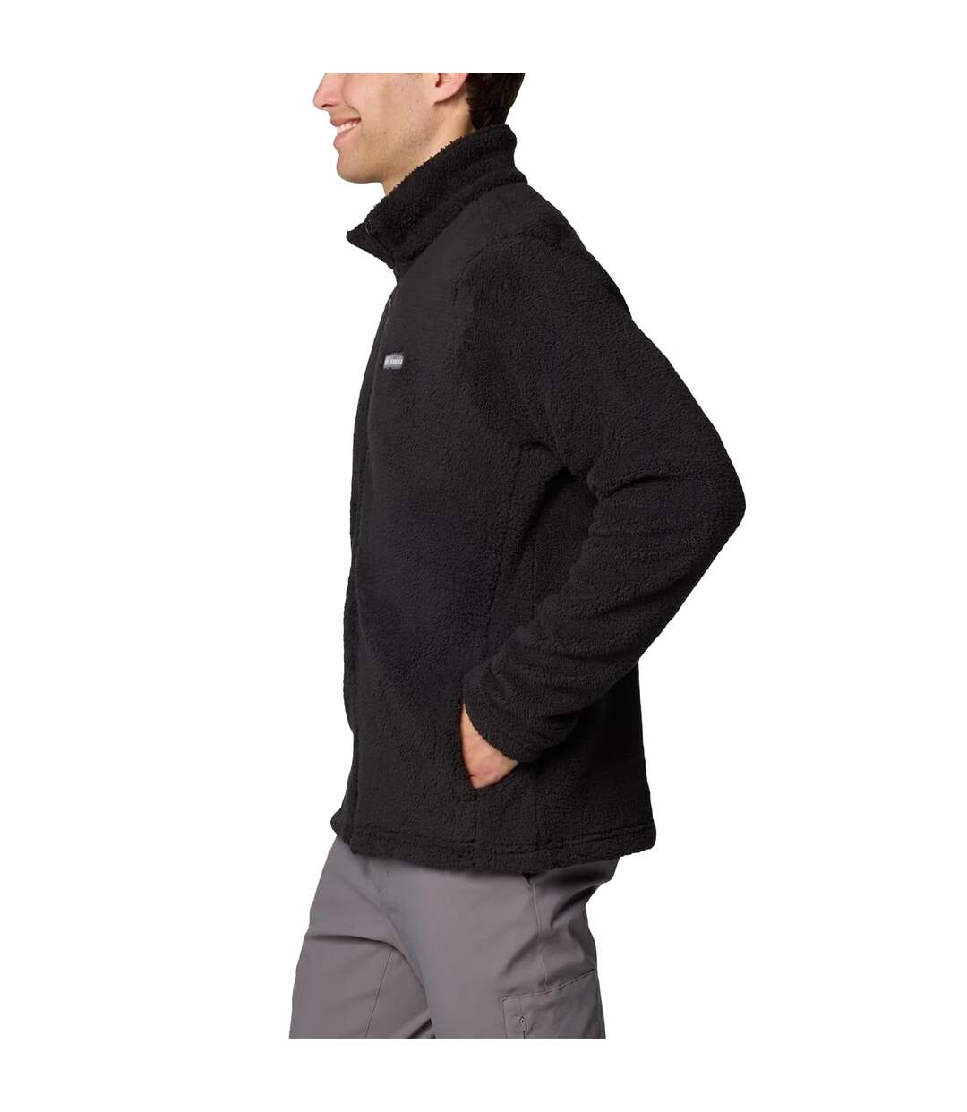 Mens Thornhead Full Zip Fleece Black Columbia-3